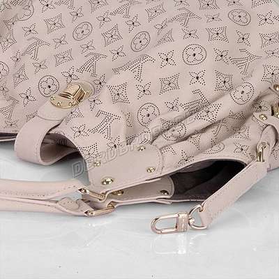 discount louis vuitton handbags monogram mahina m95548 beige white wholesale