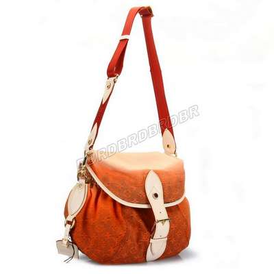 discount louis vuitton handbags monogram denim m93184 orange wholesale