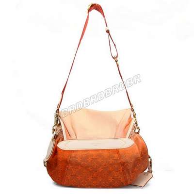 discount louis vuitton handbags monogram denim m93184 orange wholesale