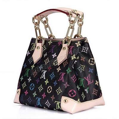 discount louis vuitton handbags monogram multicolore m40048 black wholesale