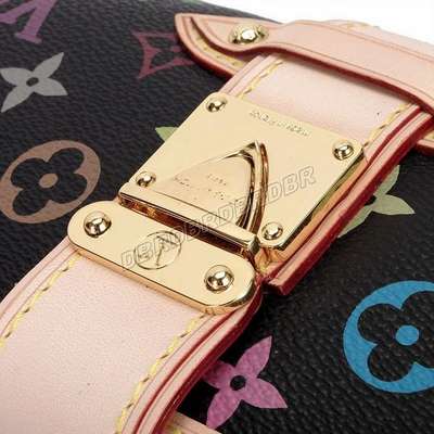 discount louis vuitton handbags monogram multicolore m40050 black wholesale