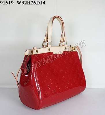 discount louis vuitton handbags monogram vernis m91619 red monogram wholesale