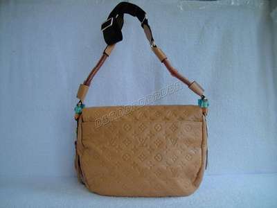 discount louis vuitton handbags leather m95381 yellowish brown wholesale