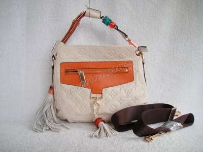 discount louis vuitton handbags leather m95383 white wholesale