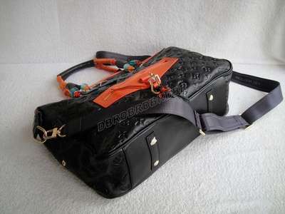 discount louis vuitton handbags leather m90868 black wholesale