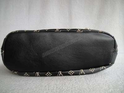 discount louis vuitton handbags leather m95185 black wholesale