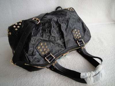 discount louis vuitton handbags leather m40319 black wholesale