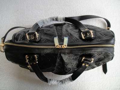 discount louis vuitton handbags leather m40319 black wholesale