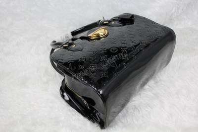 discount louis vuitton handbags monogram vernis m95332 black wholesale