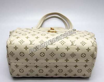 discount louis vuitton handbags leather m98034 beige white wholesale