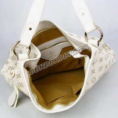 discount louis vuitton handbags leather m40353 beige white wholesale