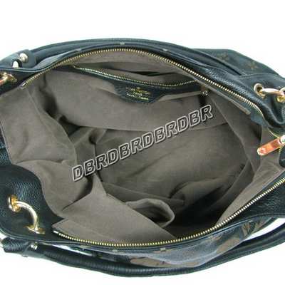 discount louis vuitton handbags leather m40578 black wholesale