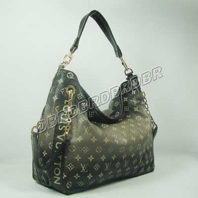 discount louis vuitton handbags leather m95006 black monogram  wholesale