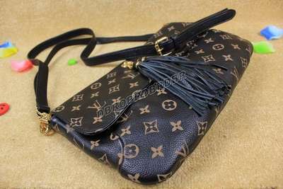 discount louis vuitton handbags leather m95825 black wholesale