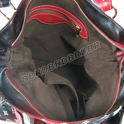 discount louis vuitton handbags leather m96867 red wholesale