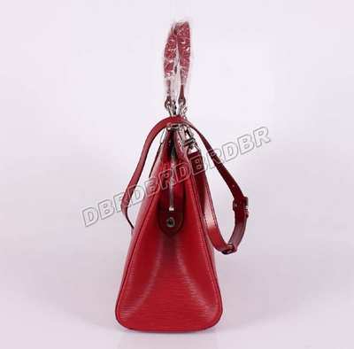 discount louis vuitton handbags epi leather m40332 purplish red wholesale