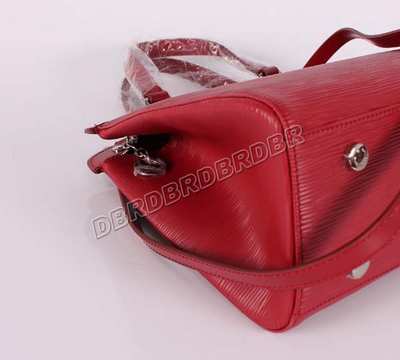 discount louis vuitton handbags epi leather m40332 purplish red wholesale