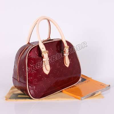 discount louis vuitton handbags monogram vernis m93513 purplish red wholesale