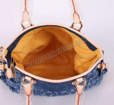 discount louis vuitton handbags monogram denim m95350 blue wholesale