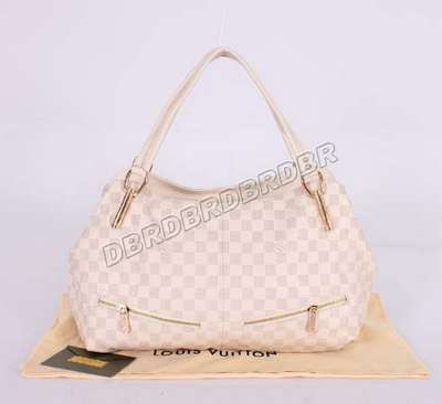 discount louis vuitton handbags leather m92808 beige white wholesale