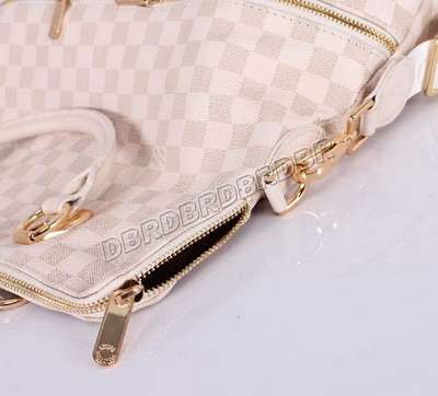 discount louis vuitton handbags leather m92809 beige white wholesale