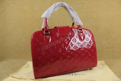 discount louis vuitton handbags monogram vernis m95332 tote red wholesale