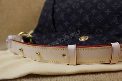 discount louis vuitton handbags monogram denim m40494 black wholesale