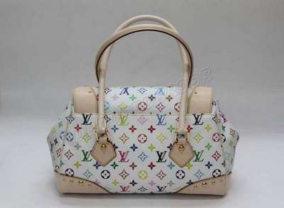 discount louis vuitton handbags monogram multicolore m40201 white wholesale