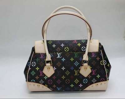 discount louis vuitton handbags monogram multicolore m40202 black wholesale