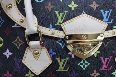 discount louis vuitton handbags monogram multicolore m40202 black wholesale