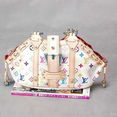 discount louis vuitton handbags monogram multicolore m92346 white wholesale