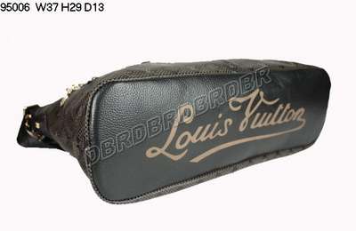 discount louis vuitton handbags leather 95006 black wholesale