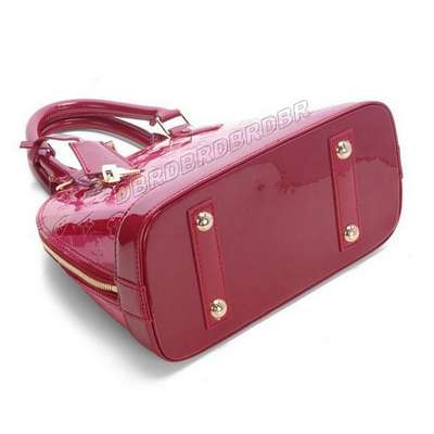 discount louis vuitton handbags monogram vernis m91606 red/pink stripped wholesale