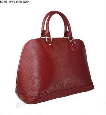 discount louis vuitton handbags epi leather 5289 purplish red wholesale