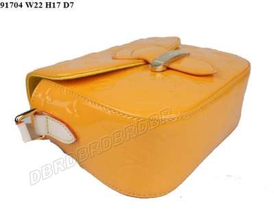 discount louis vuitton handbags monogram vernis 91704 yellow wholesale