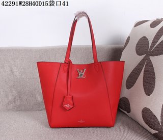 LV 42291 Tote Red 35353