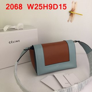 Celine 2068 messenger bag gret/coffee 41560